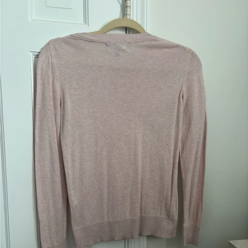 Banana Republic Light Pink Forever Crew Neck Sweater - Picture 4 of 9
